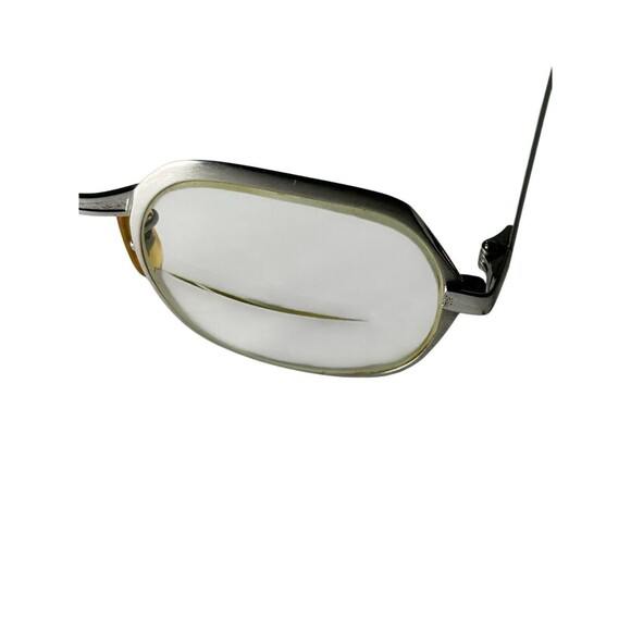 M/C 130 USA Vintage Eyeglasses Petite Nice Condition Silver Vtg With Case - Picture 5 of 16